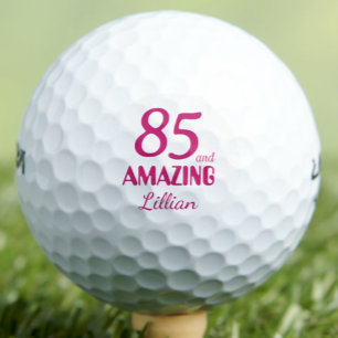 Balles De Golf Cadeau pour les 85 ans d'une amie Rose Incroyable