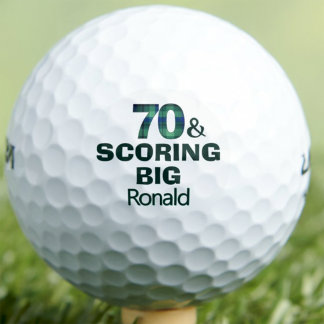 Balles De Golf Cadeau pour oncle 70 ans Scoring Big Unique