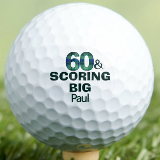 Balles De Golf Cadeau pour un ami pour son 60e anniversaire, un g