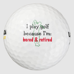 Balles De Golf Cadeau retiré de golf