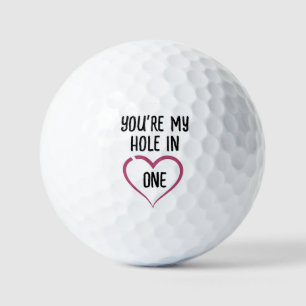 Balles De Golf Cadeaux de la Saint-Valentin de golf pour couple d