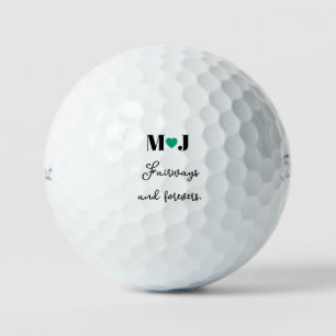 Balles De Golf Cadeaux de mariage pour le parcours de golf 'Fairw