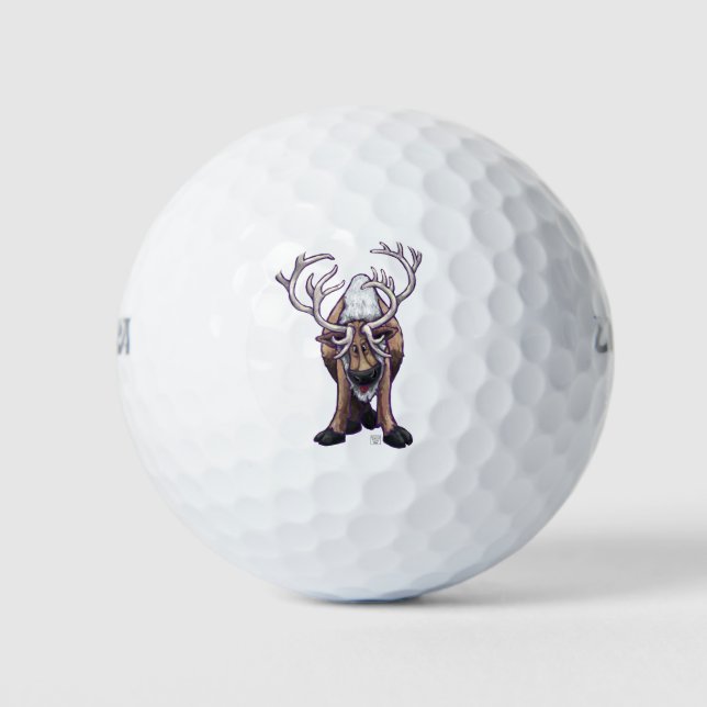 Balles De Golf Cadeaux et accessoires de rennes (Devant)