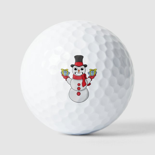 Balles De Golf Cadeaux pour vous de Snowman (Recto)