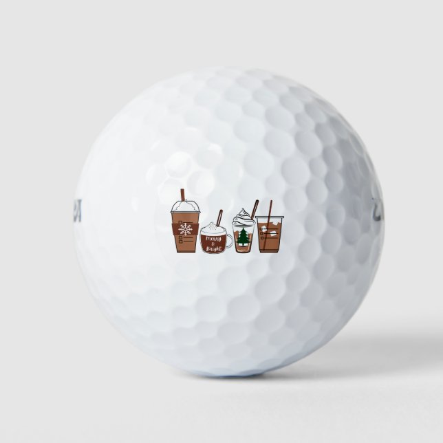 Balles De Golf Café de Noël (Devant)