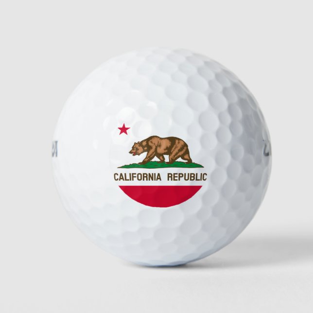 Balles De Golf Californie (Devant)