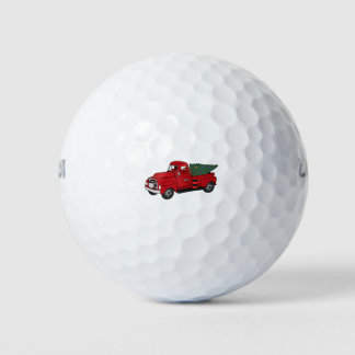 Balles De Golf Camion Père Noël de Noël