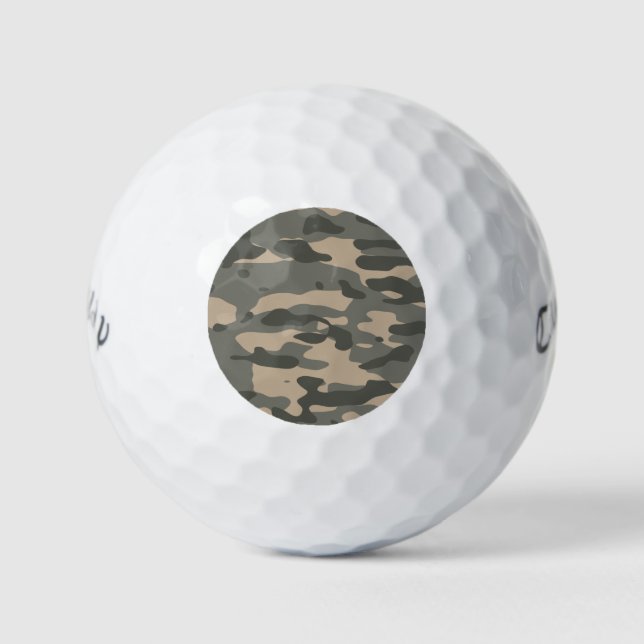 Balles De Golf Camouflage gris (Devant)
