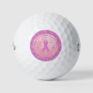 Balles De Golf Cancer du sein Pink Ribbon Golf Balls