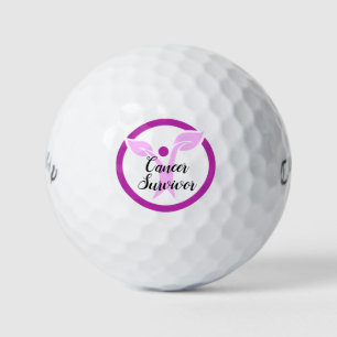 Balles De Golf Cancer Survivor Pink Graphisme Dames