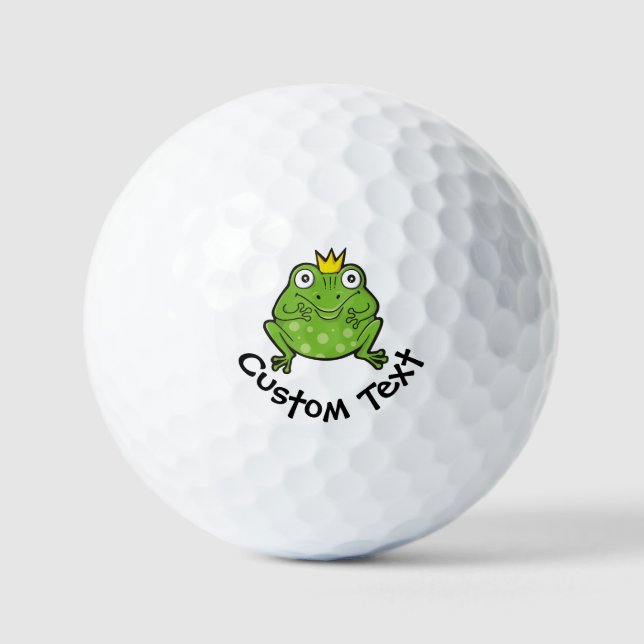 Balles De Golf Caricature de grenouille (Recto)