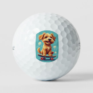 Balles De Golf Cartes à jouer Classiques Chiots joueurs