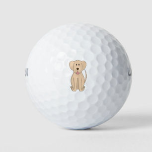 Balles De Golf Cartoon de chien Extraordinaire Labrador Retriever