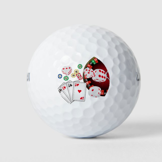 Balles De Golf casino, poker, objet adulte (Devant)