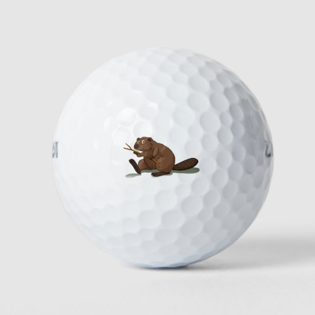 Balles De Golf Castor mou (Devant)