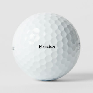 Balles De Golf Casual Handwriting Name Titleist VI Golf Balls