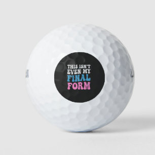 Balles De Golf Ce n'est même pas mon formulaire final Funny Trans