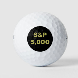 Balles De Golf Célébration de l'indice de marché Stock de niveau