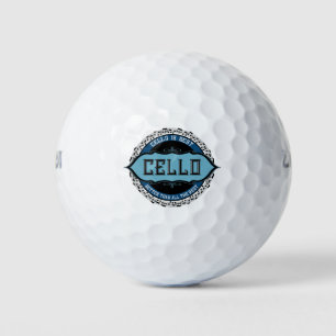 Balles De Golf Cello Best Music Note Circle