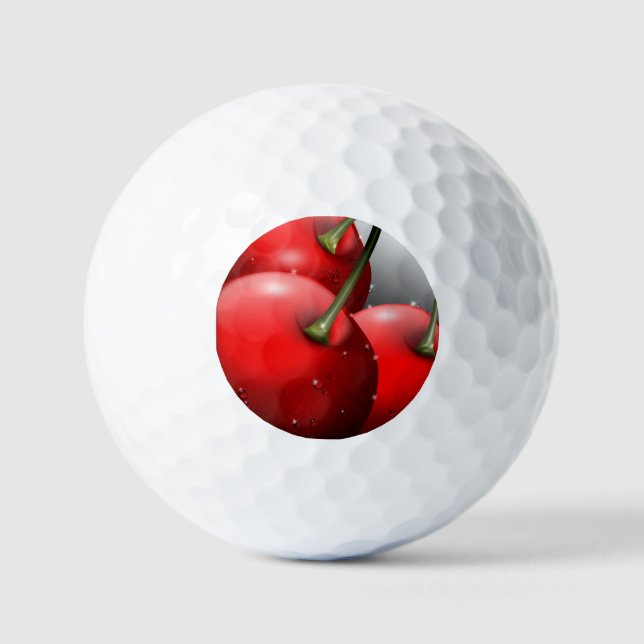 Balles De Golf Cerises avec gouttes de ragoût (Recto)