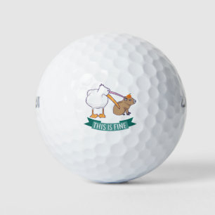 Balles De Golf C'est bon Mème drôle Chien Capybara Pelican