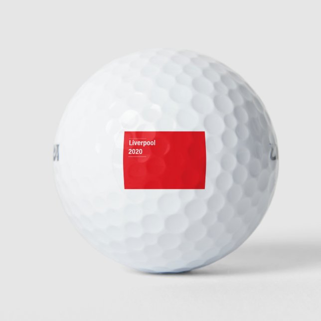 Balles De Golf Championnat de Liverpool 2020 (Devant)