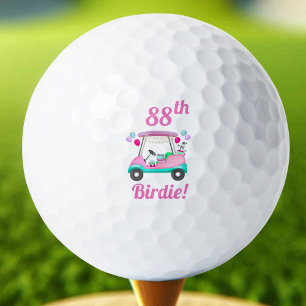 Balles De Golf Chariot de fête de golf élégant pour femmes 88e an