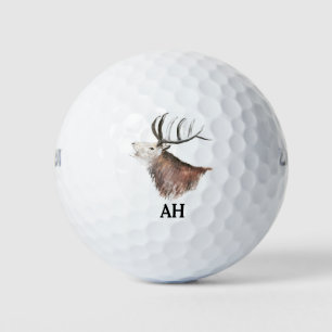 Balles De Golf Chasse de monogramme Forêt de canards