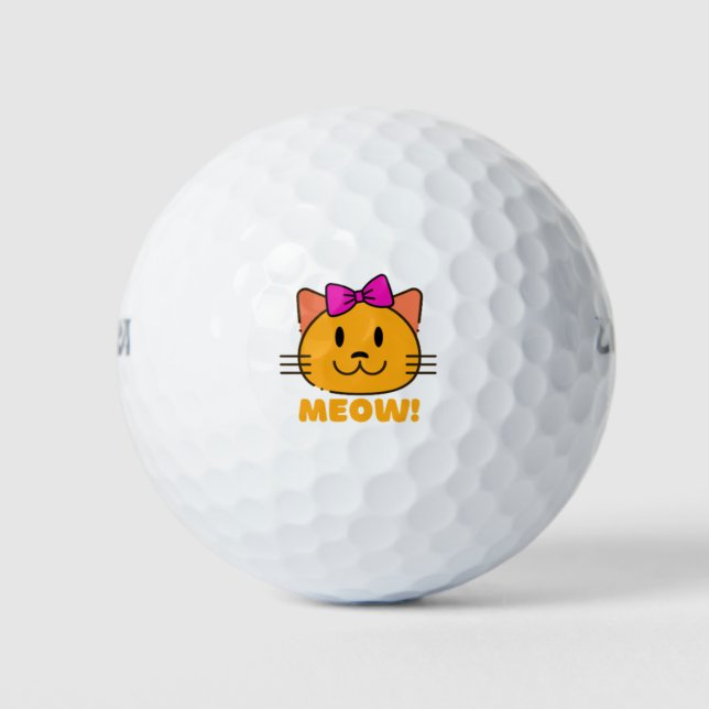 Balles De Golf chat (Devant)