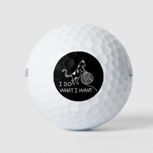 Balles De Golf Chat Jouer Fil