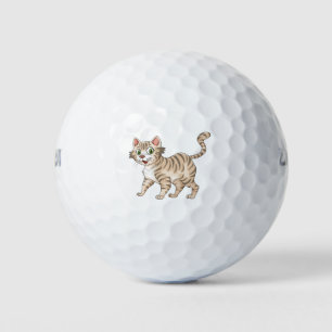 Balles De Golf Chat mignon