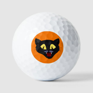 Balles De Golf Chat noir Halloween