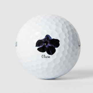 Balles De Golf Chat noir Petunia Boules de golf personnalisées