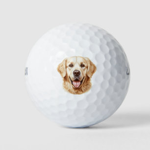 Balles De Golf Chaussettes de chien personnalisées Golden Retriev