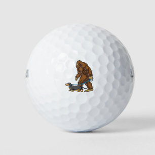 Balles De Golf Chemise Dachshund Bigfoot pour hommes femmes garço