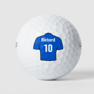 Balles De Golf Chemise de football avec nom et numéro