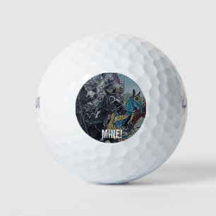 Balles De Golf chevaliers médiévaux historiques jouant sur les ch