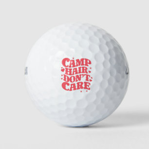 Balles De Golf Cheveux de camping, on s'en fiche Filles de campin