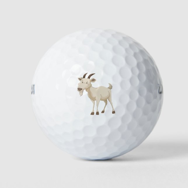 Balles De Golf Chèvre mignonne (Devant)