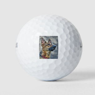 Balles De Golf Chien berger allemand