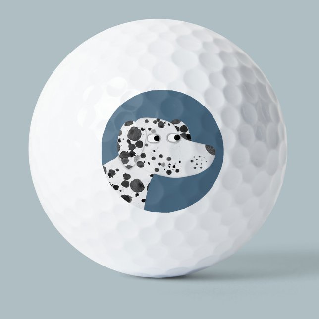 Balles De Golf Chien dalmate amusant (Créateur téléchargé)