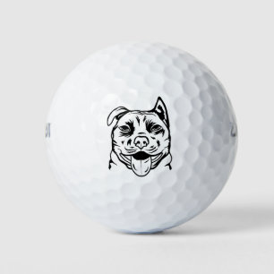Balles De Golf Chien taureau américain