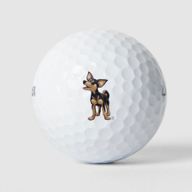 Balles De Golf Chihuahua Cadeaux et accessoires (Devant)