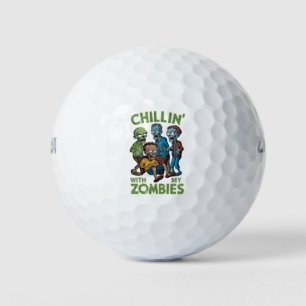 Balles De Golf Chillin Avec Mes Zombies Halloween Garçons Enfants