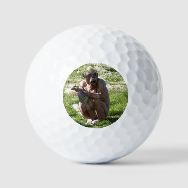 BALLES DE GOLF CHIMPANZEE (Recto)