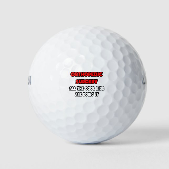 Balles De Golf Chirurgien orthopédique amusant Chemises et cadeau (Devant)