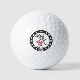 Balles De Golf Chris CHAOS DJ Golf Balls