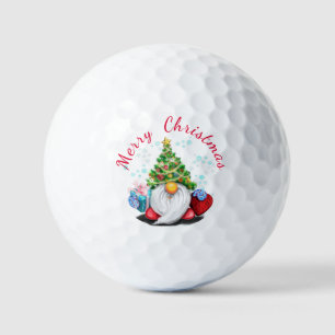 Balles De Golf Christmas Golf Balls Gnome avec cadeau