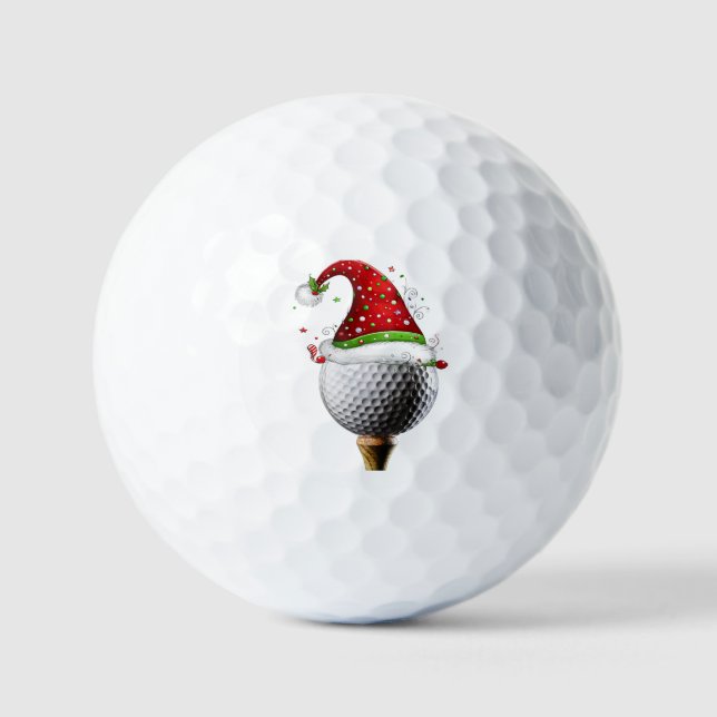 Balles De Golf Christmas Hat Magic (Recto)