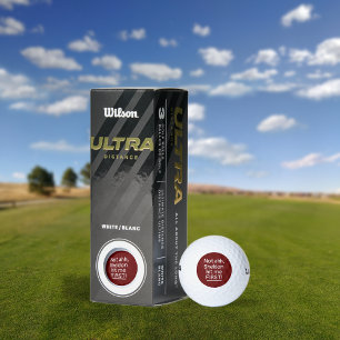 Balles De Golf Citation de frère drôle personnalisée